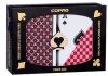 Copag Master Plastic Playing Cards: Wide, Regular Index, Black/Red